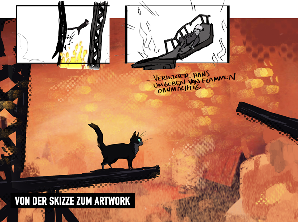 Unsinkable Sam — Skizzen und Charakterentwürfe
